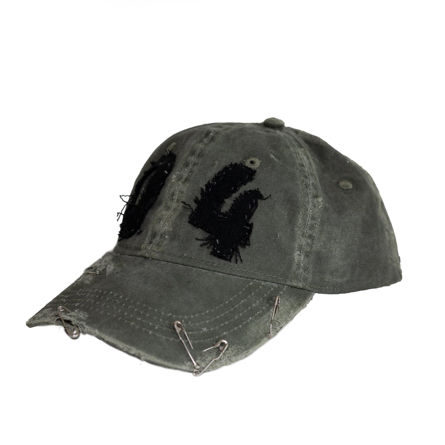 Saftey Pin Cap Green