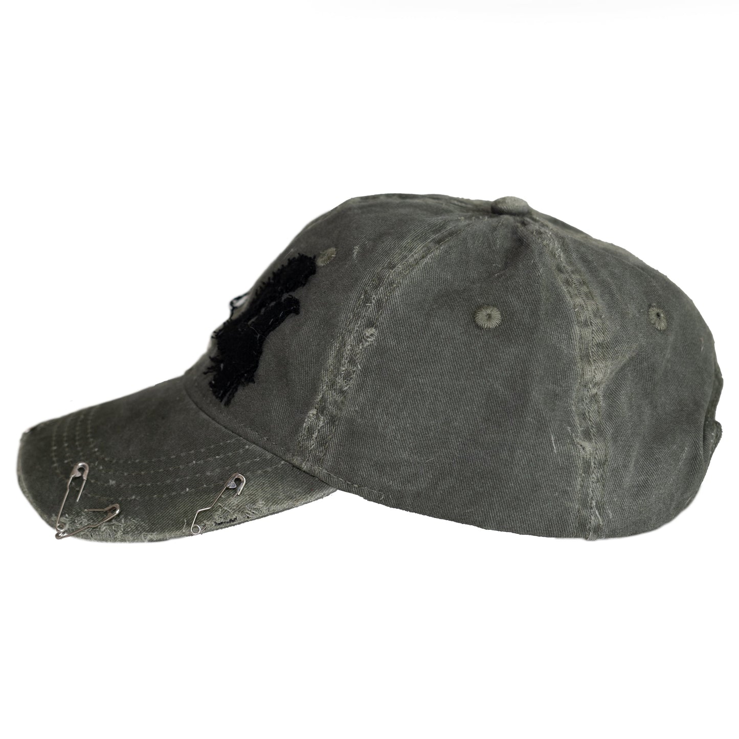Saftey Pin Cap Green