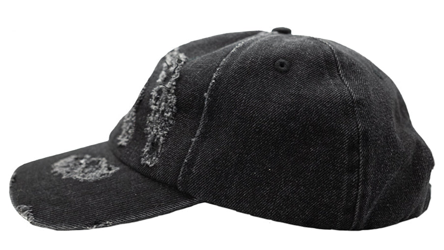 Distressed Jeans Hat