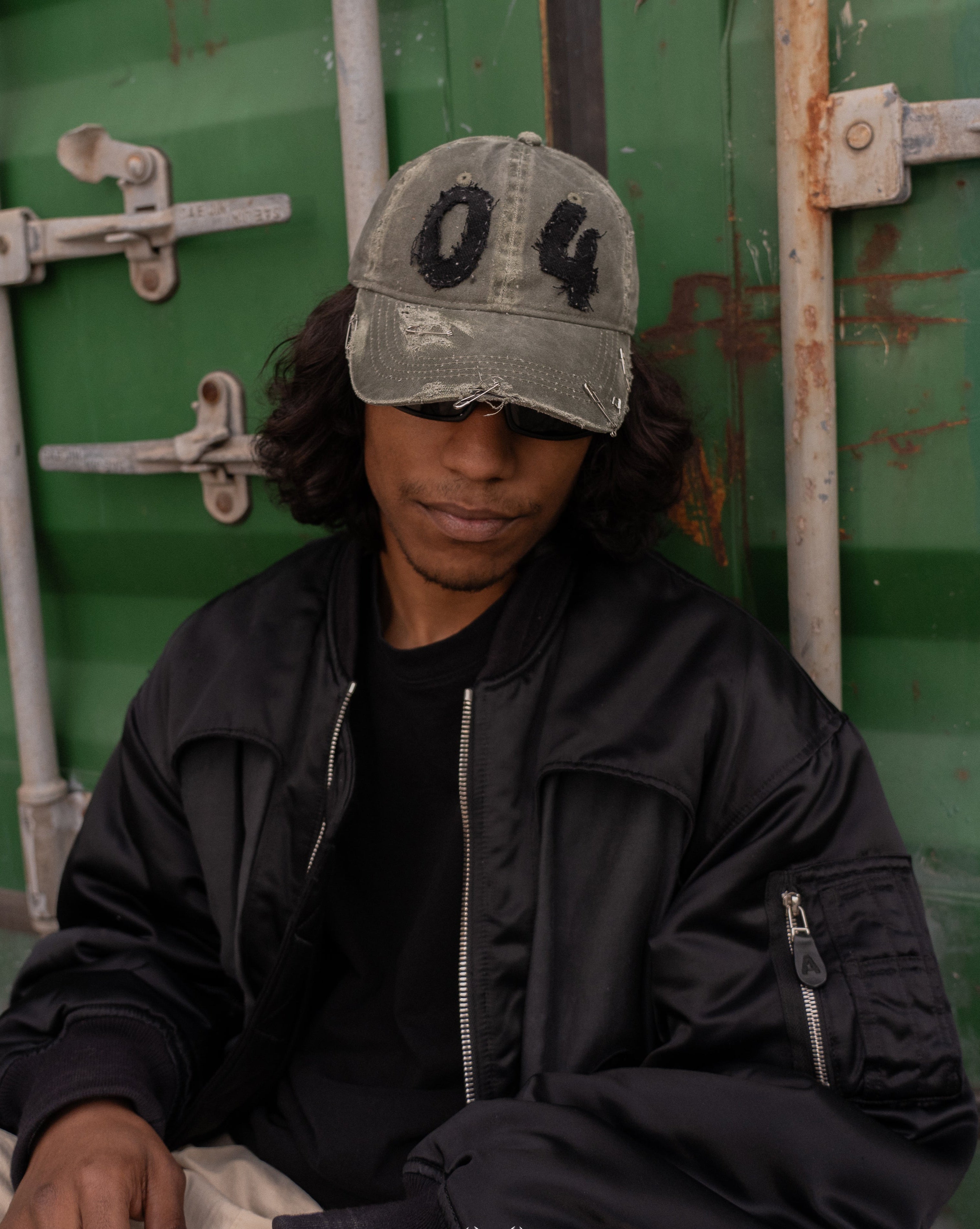 Saftey Pin Cap Green