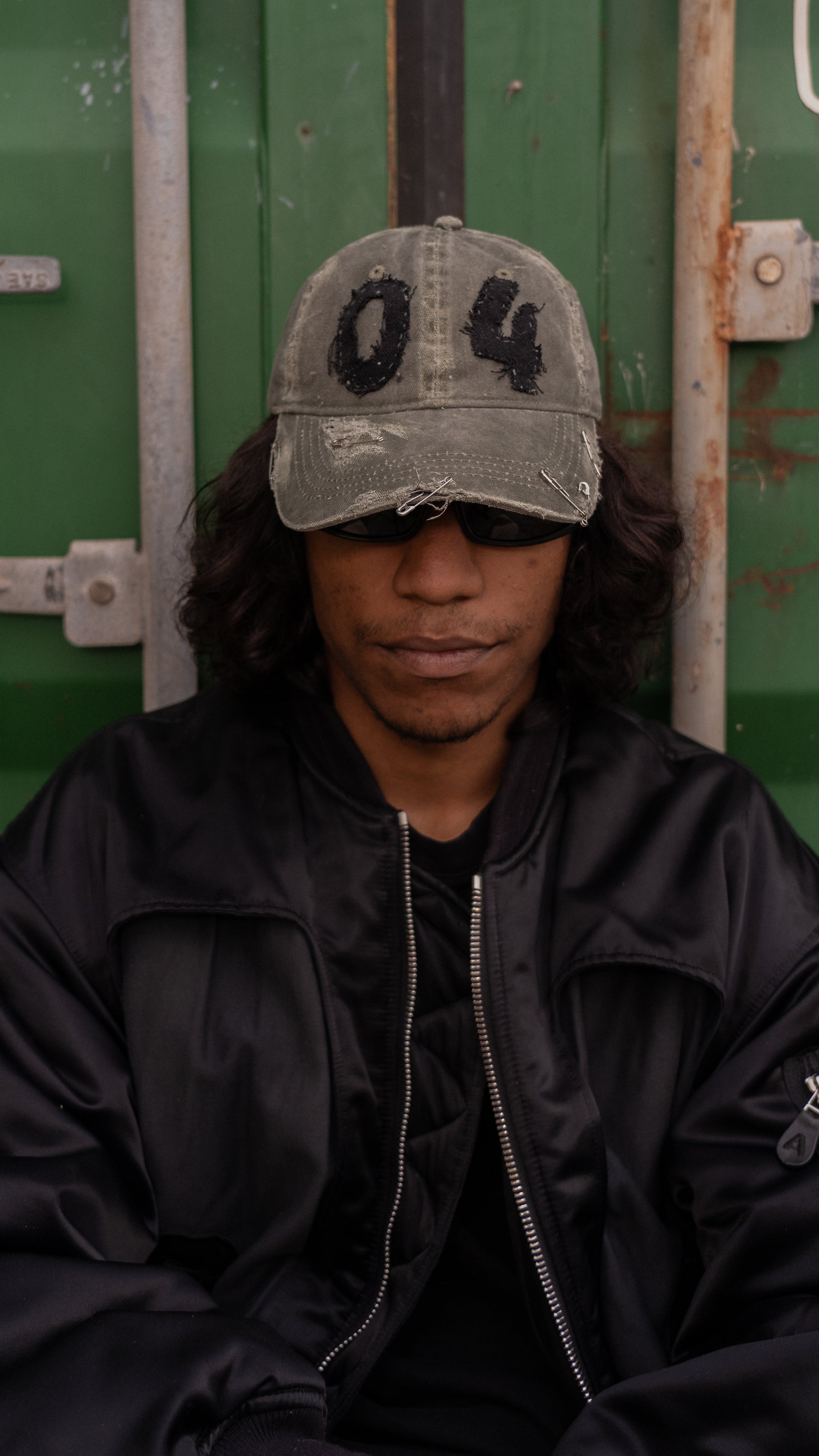 Saftey Pin Cap Green