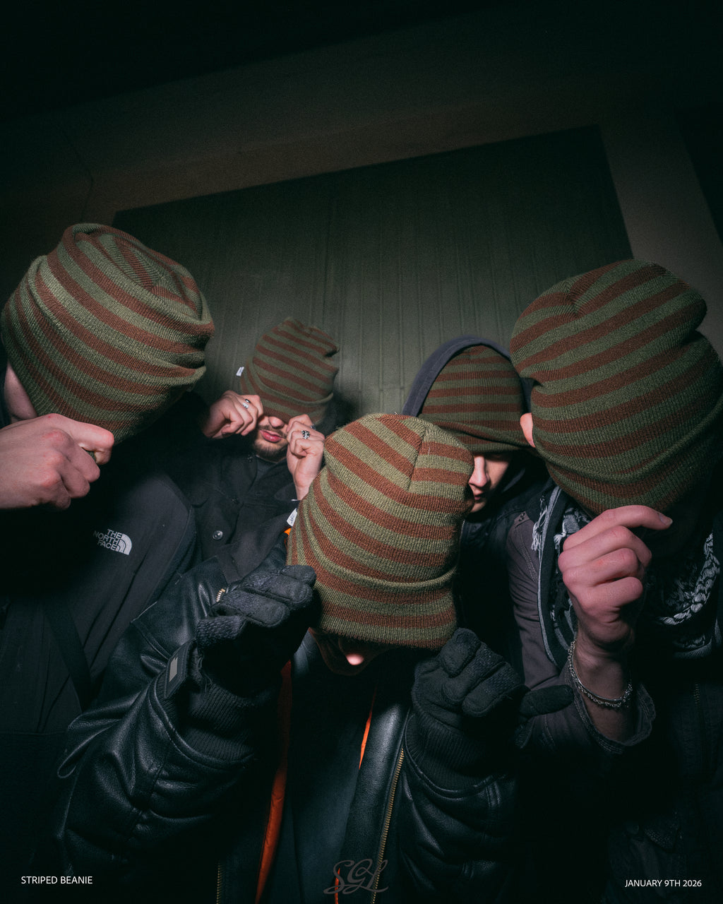 STRIPPED BEANIE