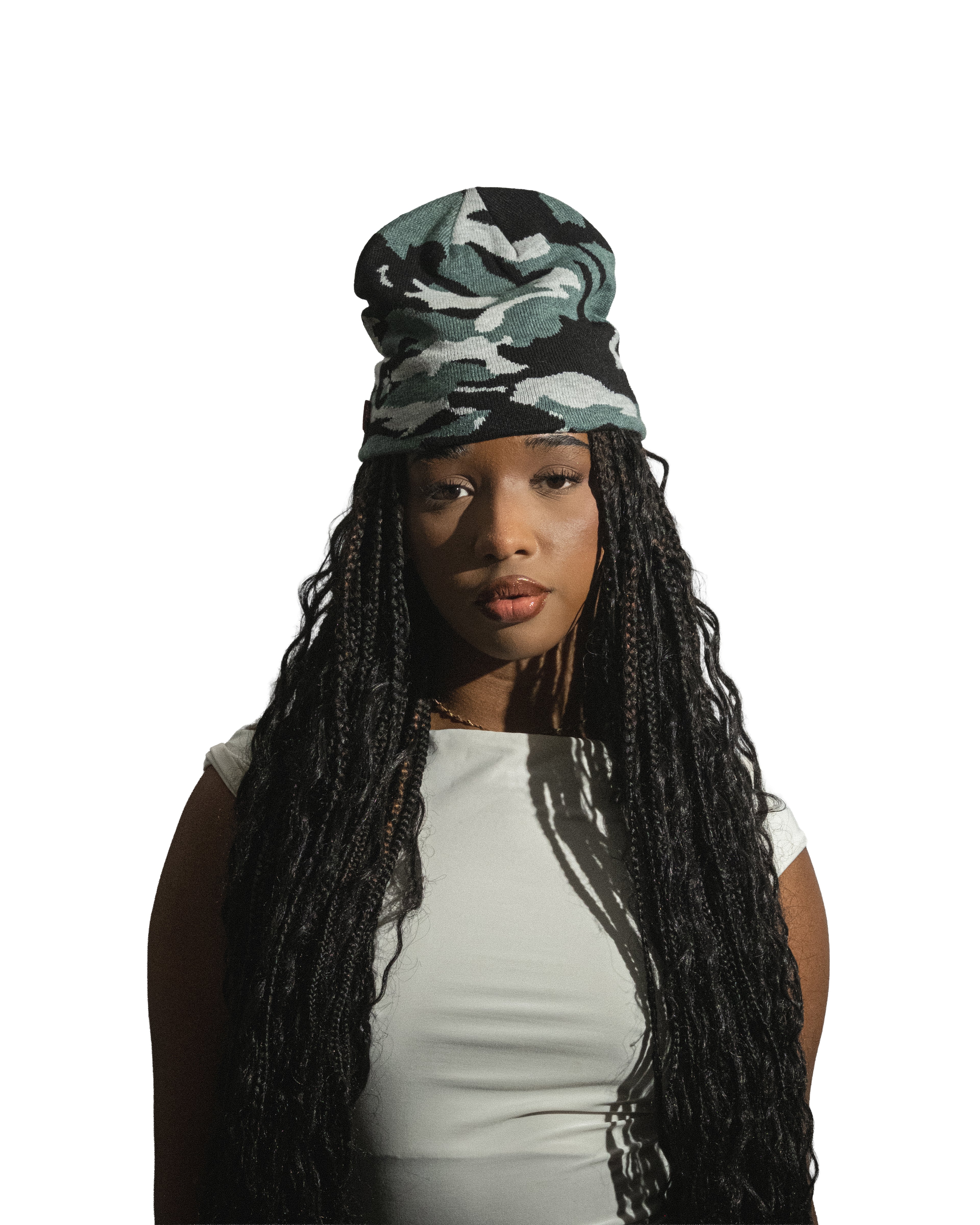 DARK CAMOUFLAGE BEANIE